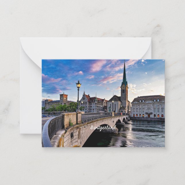 Carte De Correspondance Zurich, Suisse (Devant)