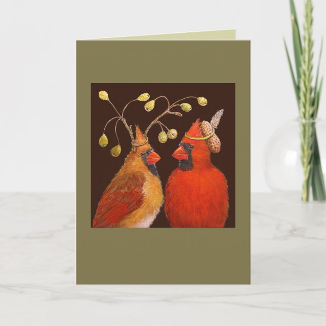 Carte de couple cardinal (Devant)