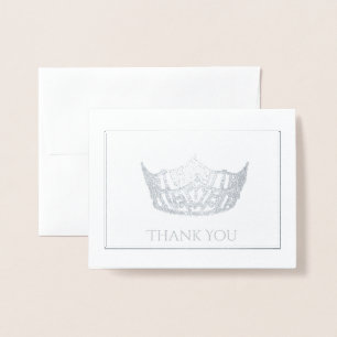 Carte de couronne d'aluminium de style de Mlle