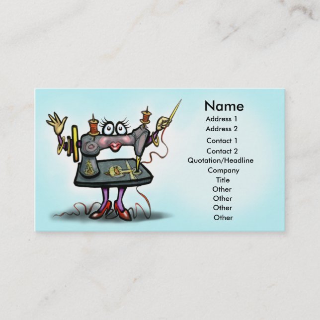 Carte de couture (Devant)