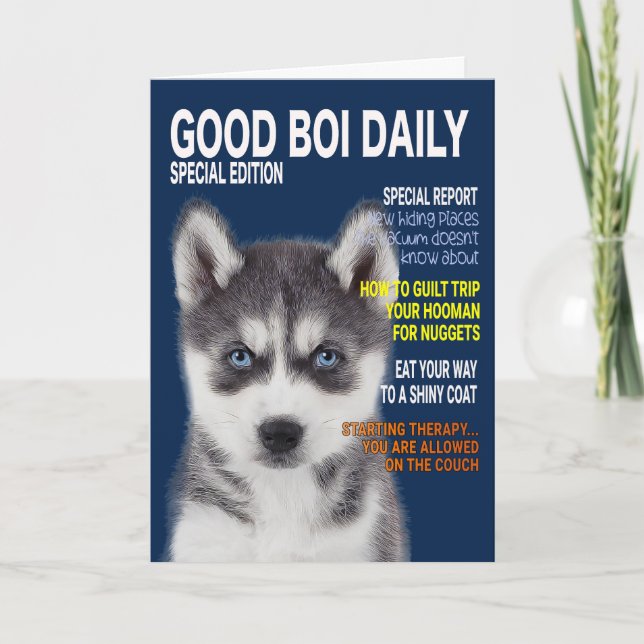 Carte de couverture du magazine Siberian Husky Par (Devant)