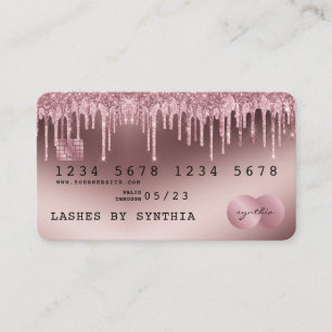 Carte de crédit Gold Driving Gold Rose