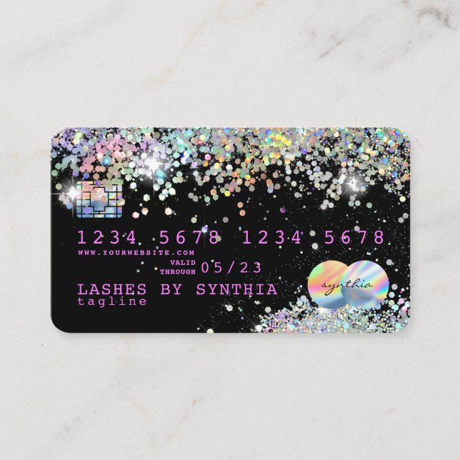 Carte de crédit Holograph Unicorn (Devant)
