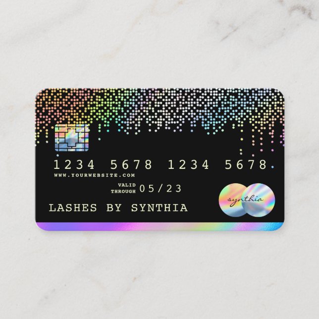 Carte de crédit moderne Holograph Drives (Devant)