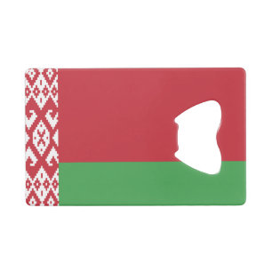 Carte de crédit ouvreuse de bouteille Drapeau béla