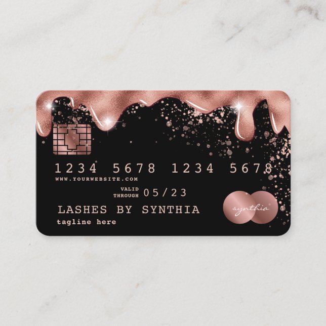 Carte de crédit Styled Driving Gold (Devant)