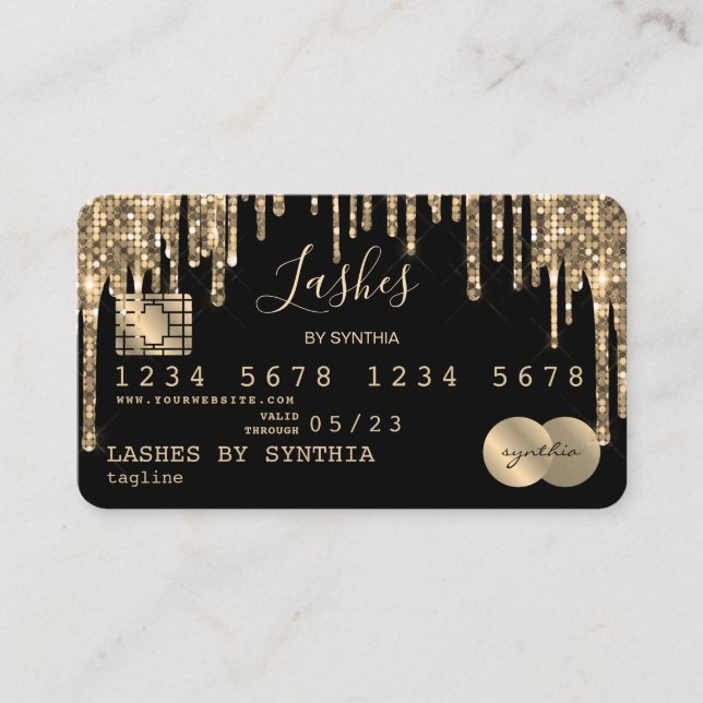 Carte de crédit Styled Driving Gold (Devant)