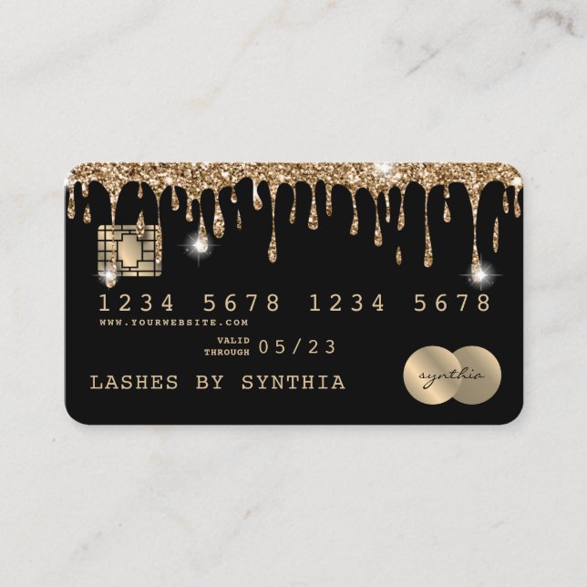 Carte de crédit Styled Driving Gold (Devant)