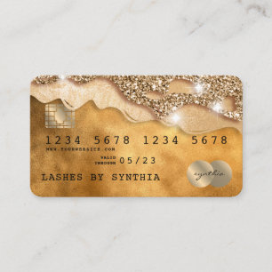 Carte de crédit Styled Driving Gold