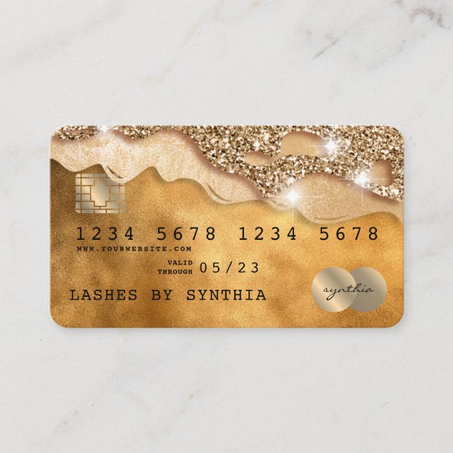 Carte de crédit Styled Driving Gold (Devant)