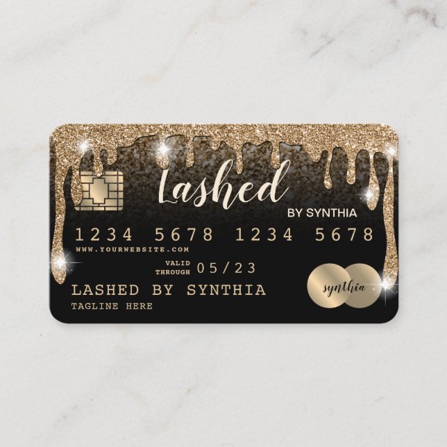 Carte de crédit Styled Driving Gold (Devant)