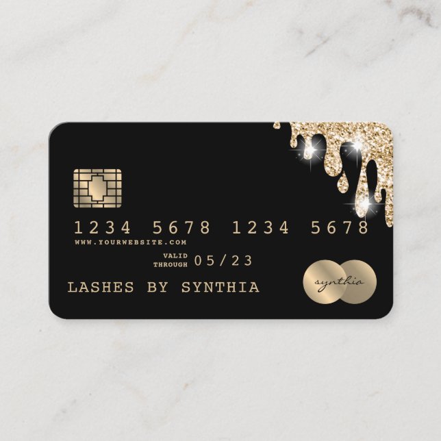 Carte de crédit Styled Driving Gold (Devant)