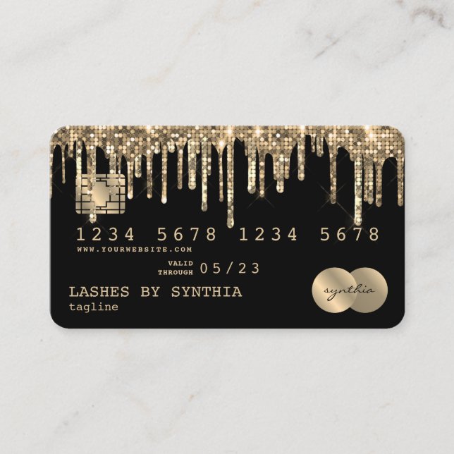 Carte de crédit Styled Driving Gold (Devant)