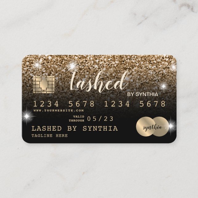 Carte de crédit Styled Driving Gold (Devant)