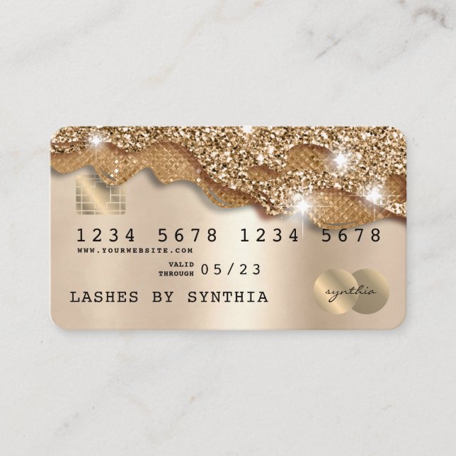 Carte de crédit Styled Driving Gold (Devant)