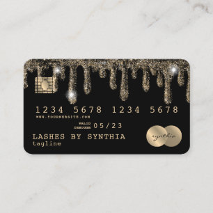 Carte de crédit Styled Driving Gold