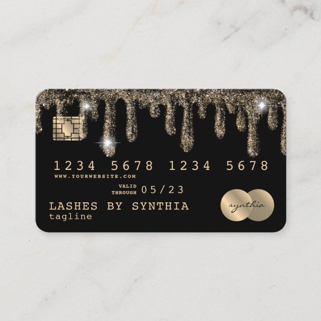 Carte de crédit Styled Driving Gold (Devant)