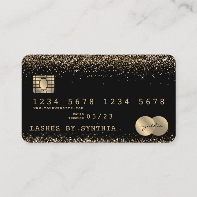 Carte de crédit Styled Driving Gold (Devant)