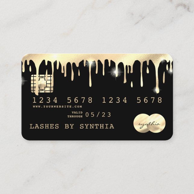 Carte de crédit Styled Driving Gold (Devant)