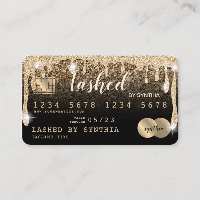 Carte de crédit Styled Driving Gold (Devant)