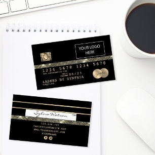 Carte de crédit Styled Gold et Black