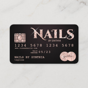 Carte de crédit Styled Nails technicien art à ongl