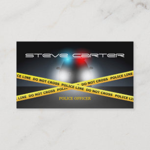 Carte de criminaliste de policier de cannette de