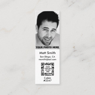 Carte de croisière gay avec code QR