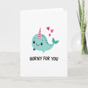 Carte de Crush Licorne de Mer Mignonne