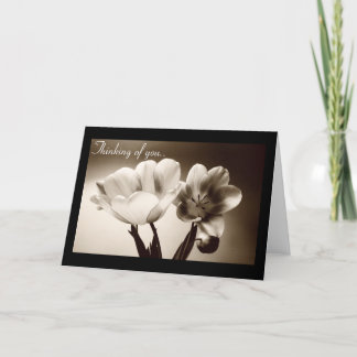 Carte de Customizeable de tulipes de ressort de