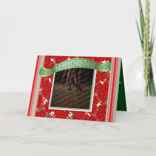 Carte de danse de Noël personnalisée