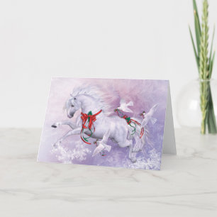 Carte de danse sur neige