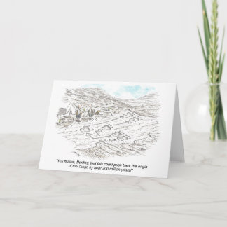 Carte de danse tango drôle