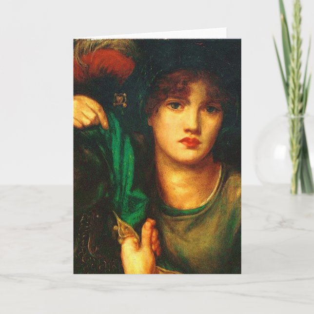 Carte de Dante Gabriel Rossetti Greensleeves (Devant)
