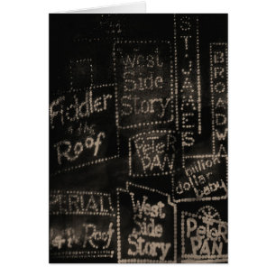 Carte de ~ de Broadway