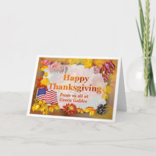 Carte de ~   de salutations de thanksgiving