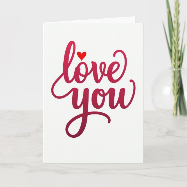 Carte de déclaration d'amour (Devant)