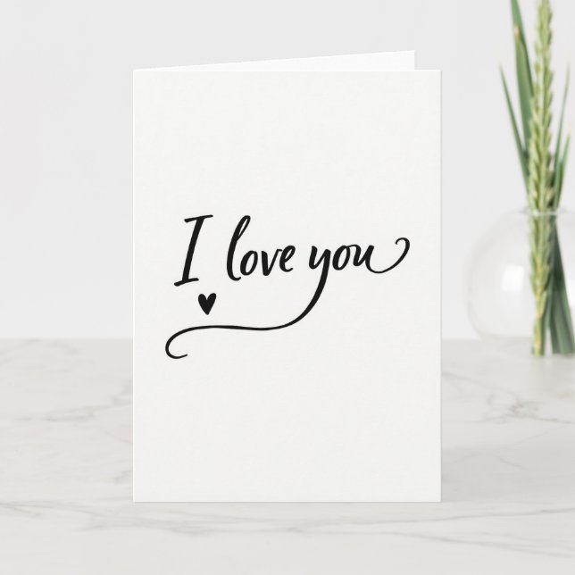 Carte de déclaration d'amour (Devant)