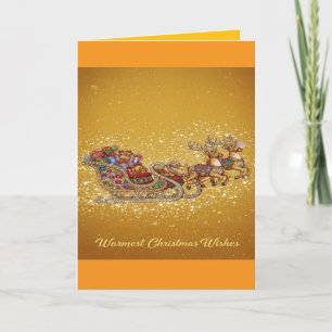 Carte de décoration de Noël