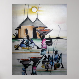 Carte de décoration intérieure africaine 3