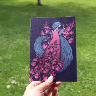 Carte de déesse papillon