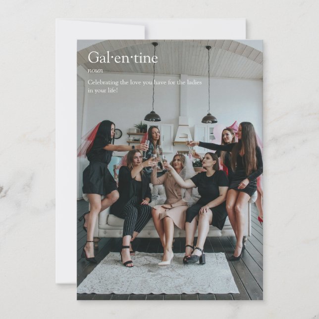 Carte de définition de la Saint-Valentin galante p (Devant)