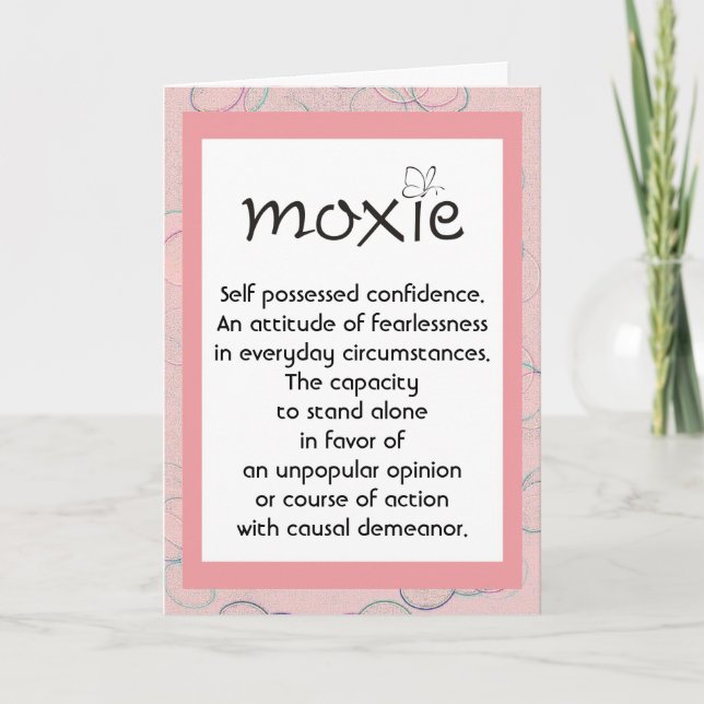 Carte de définition Moxie (Devant)