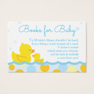 Carte de demande de Baby shower en caoutchouc