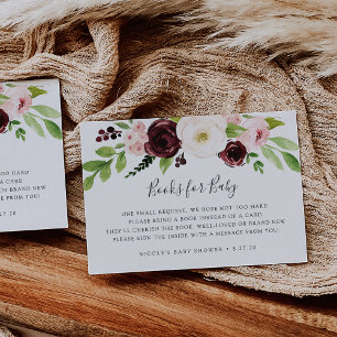 Carte de demande de carnet Blush Romance