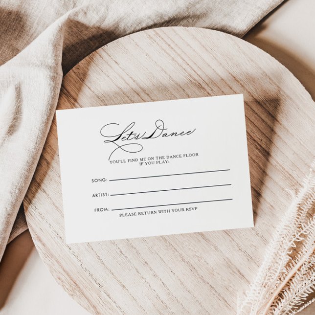 Carte de demande de Mariage de calligraphie minima (Créateur téléchargé)
