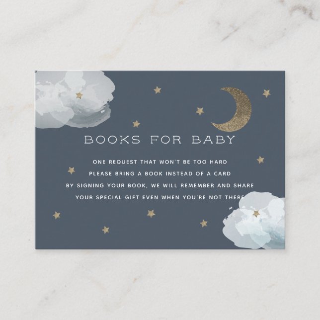 Carte de demande de réservation de Baby shower de  (Devant)
