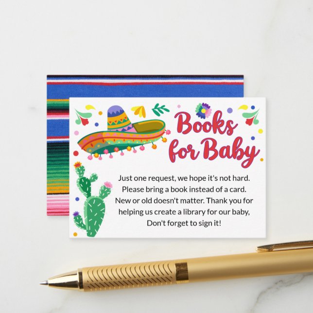 Carte de demande de réservation Fiesta - Baby show (Devant/Arrière en situation)