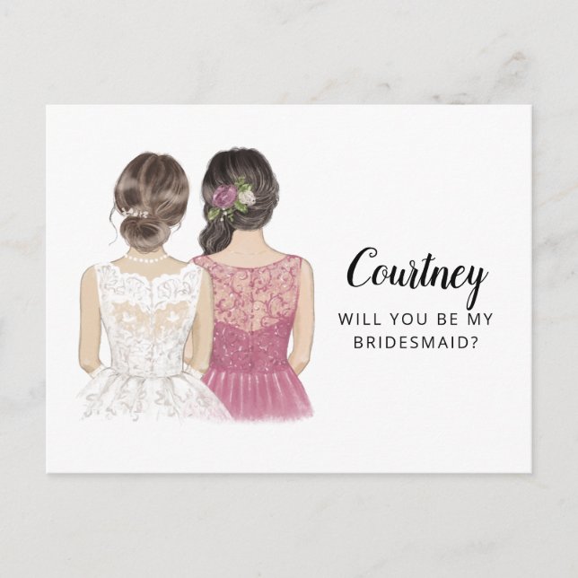 Carte de demande de témoin de mariage (Devant)