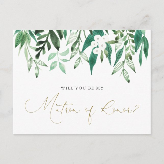 Carte de demande de témoin de mariage (Devant)